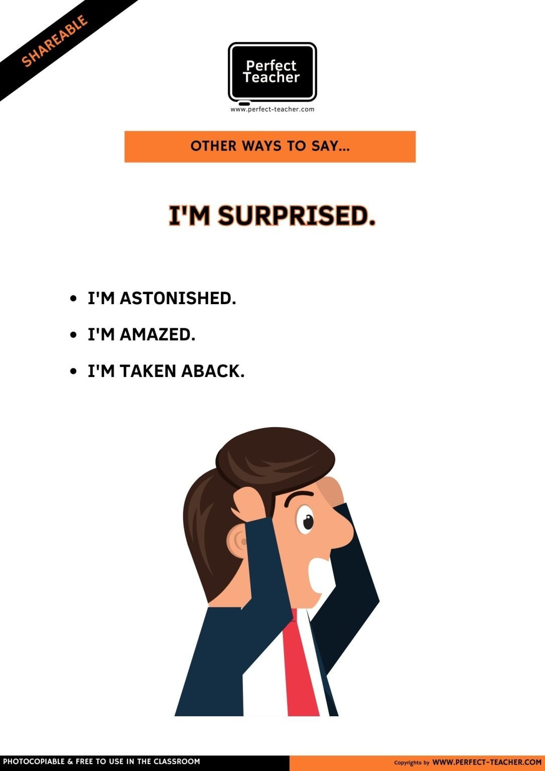 OTHER WAYS TO SAY: I’M SURPRISED