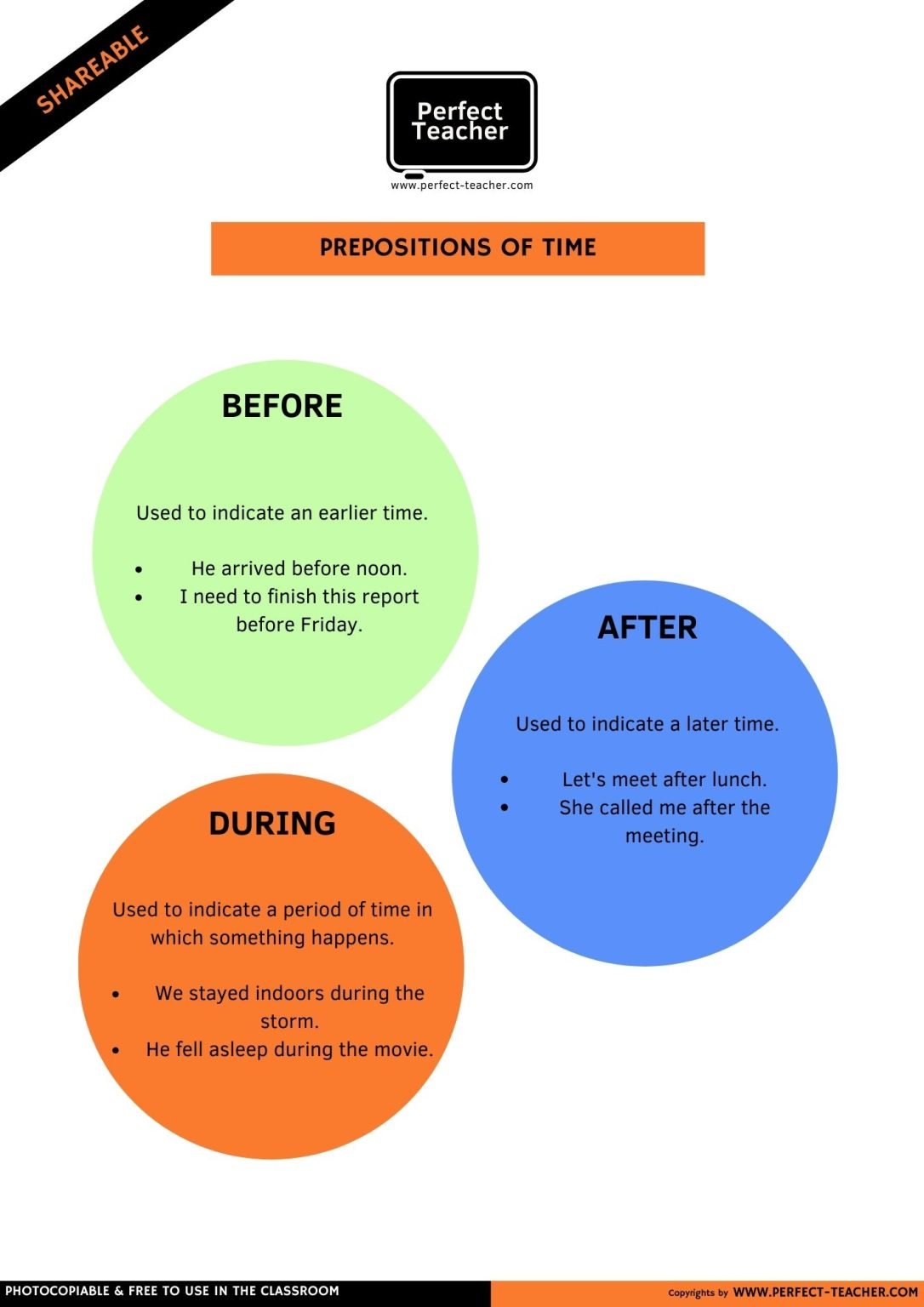 PREPOSITIONS OF TIME