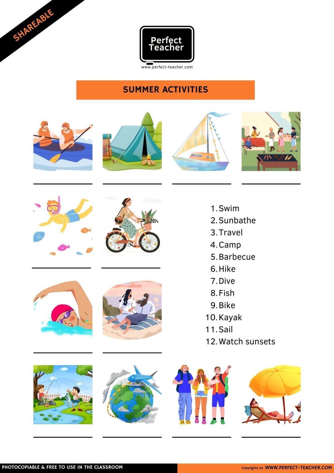 SUMMER ACTIVITIES