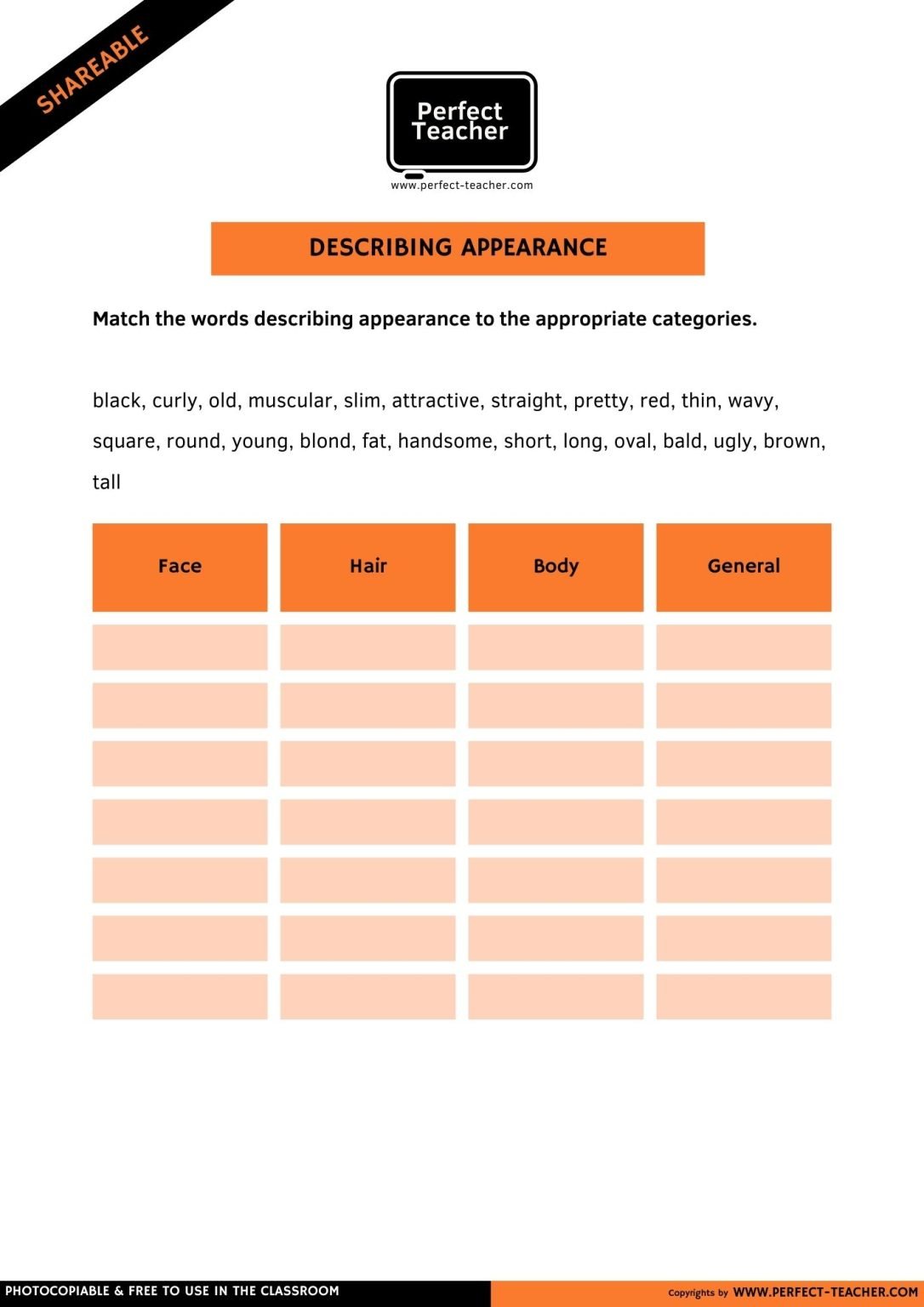 APPEARANCE