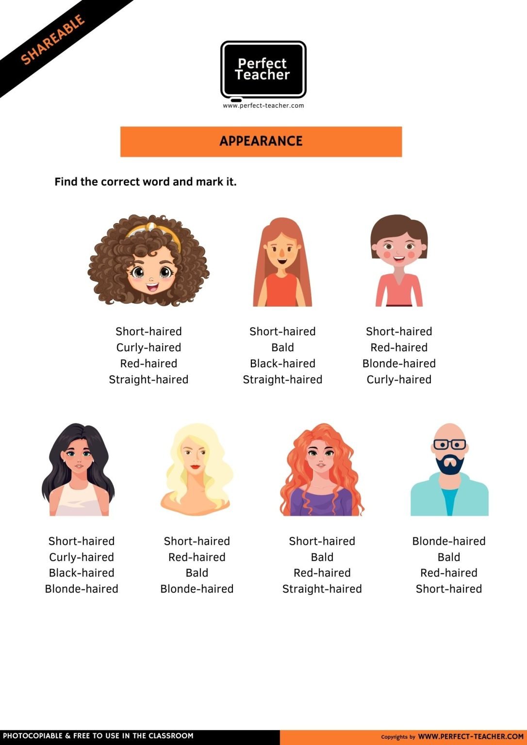 APPEARANCE: HAIR
