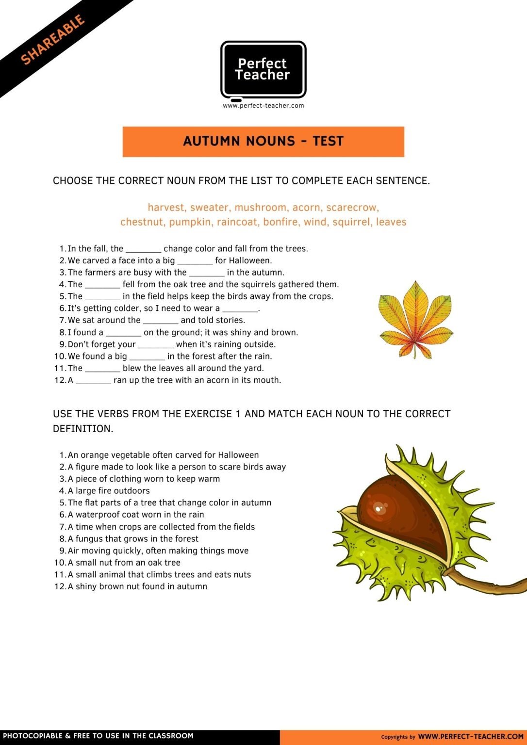AUTUMN NOUNS