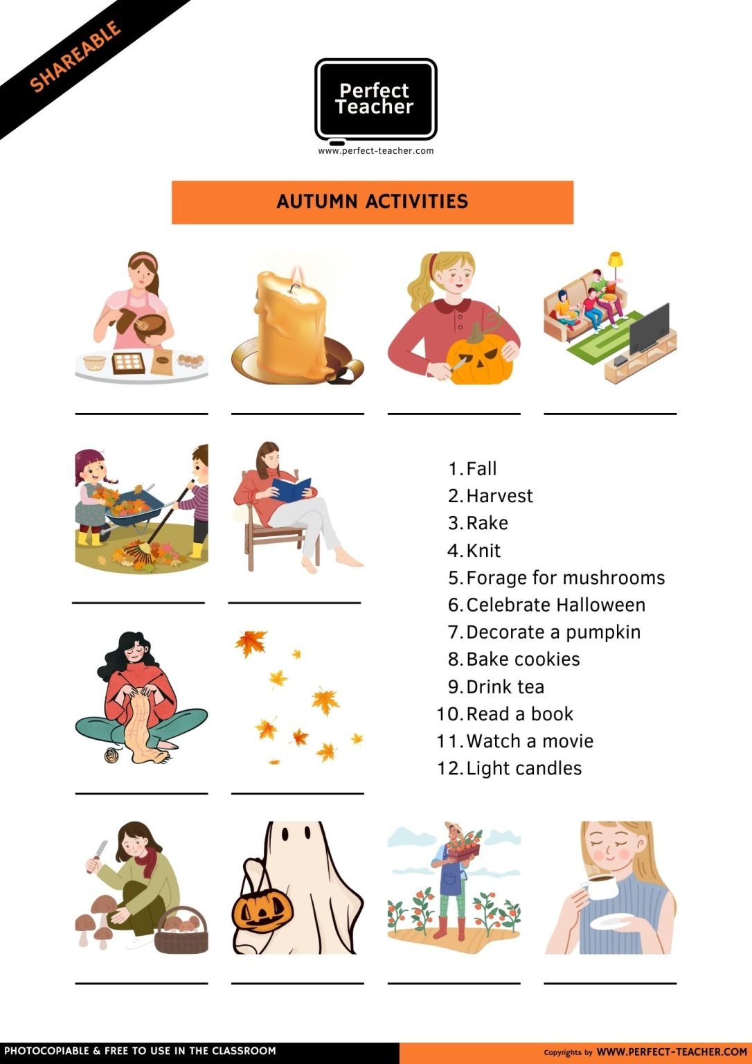 AUTUMN ACTIVITIES