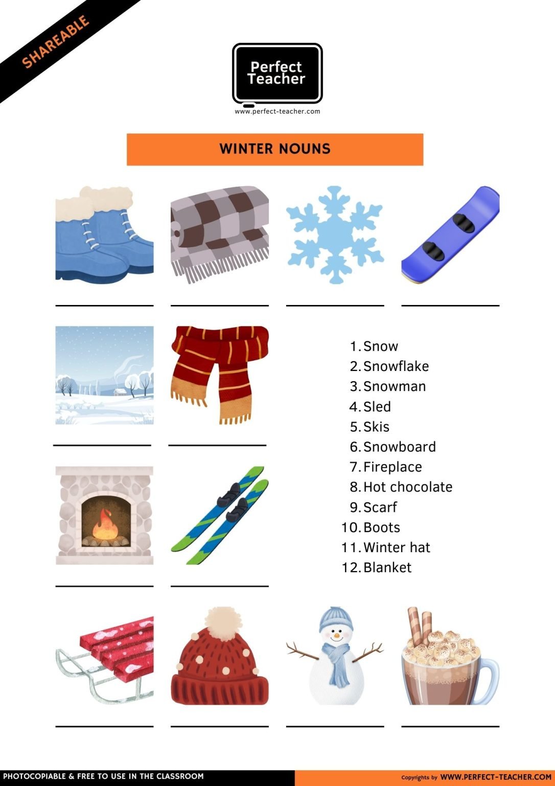 WINTER NOUNS