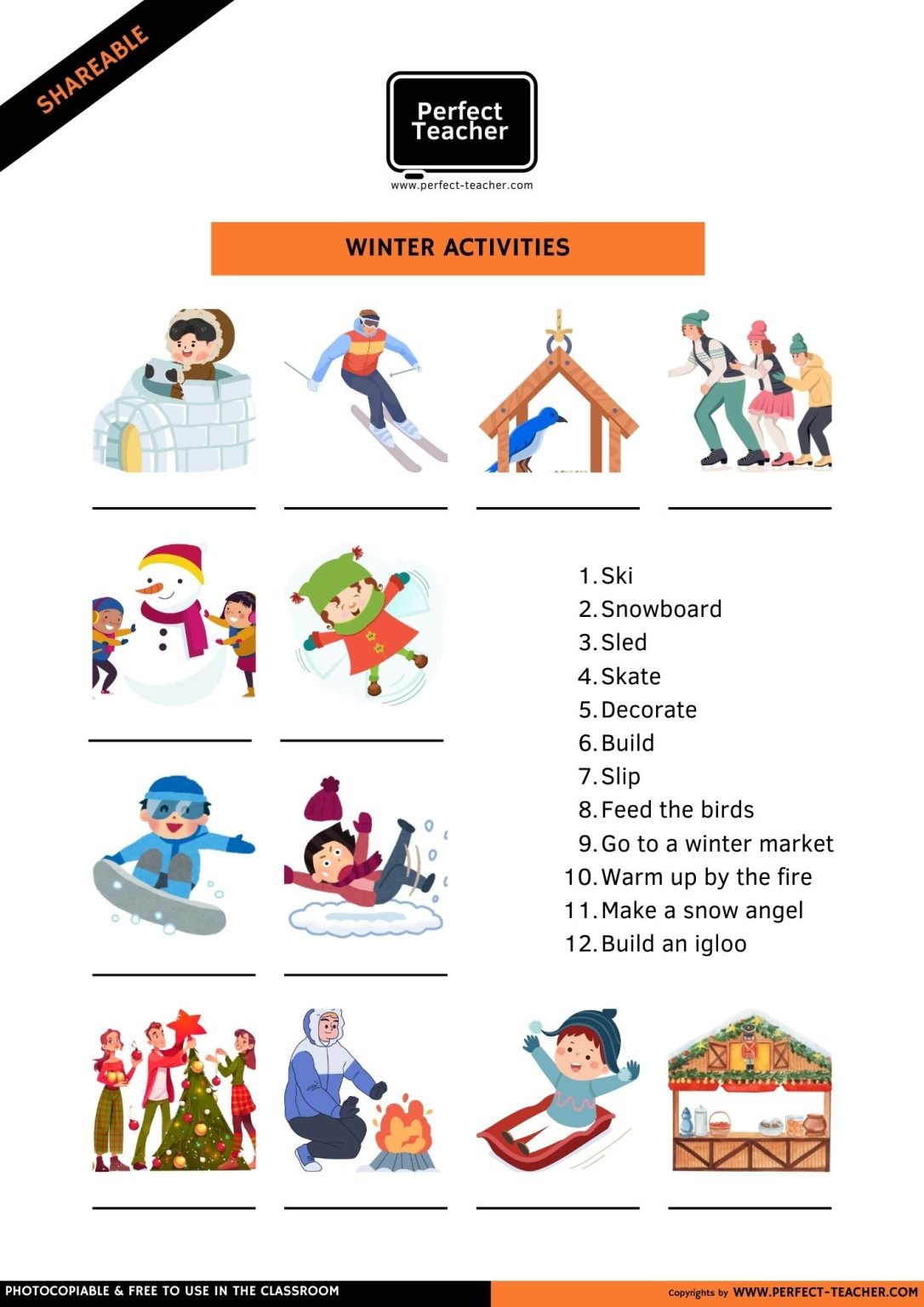 WINTER ACTIVITIES