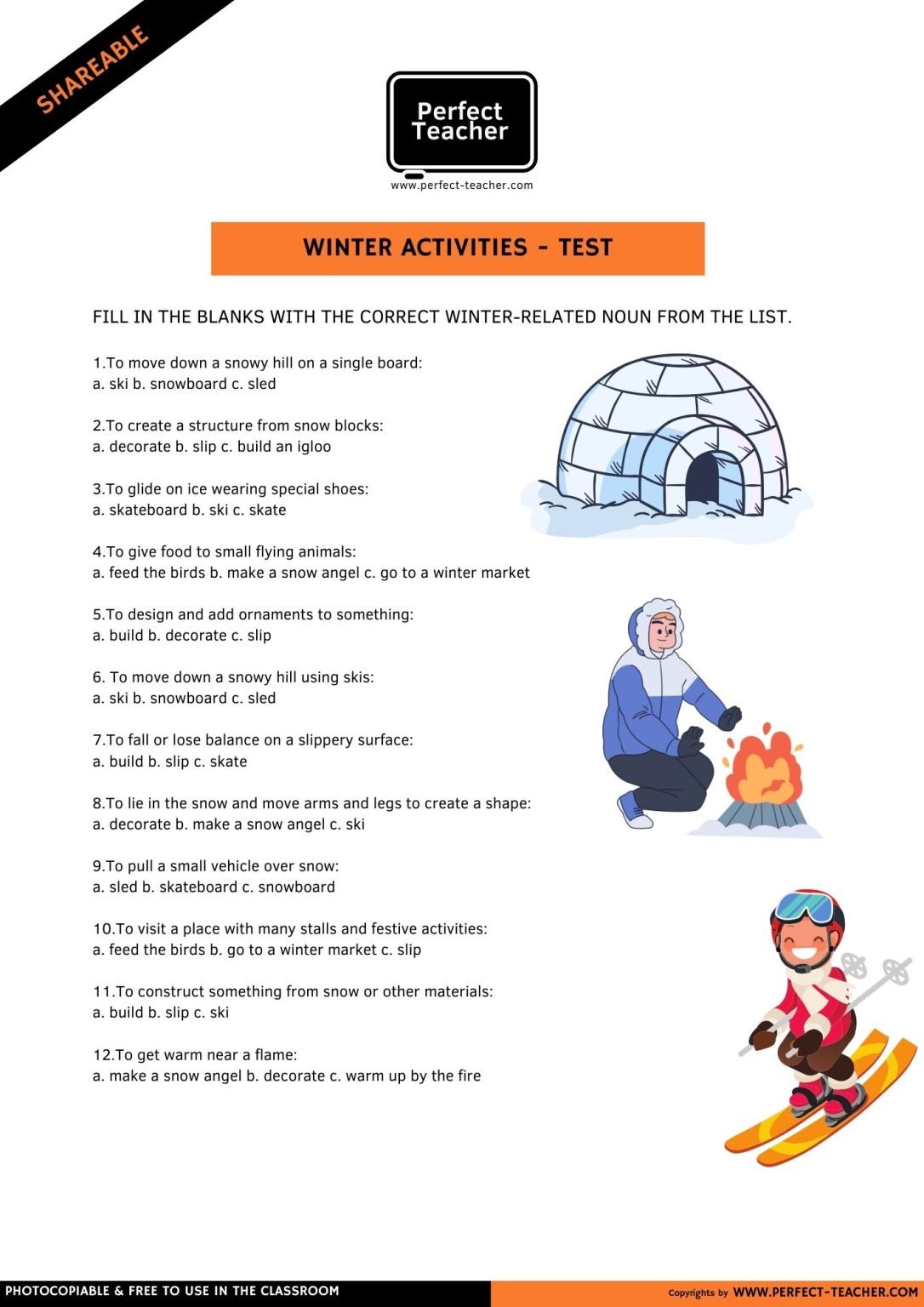 WINTER ACTIVITIES