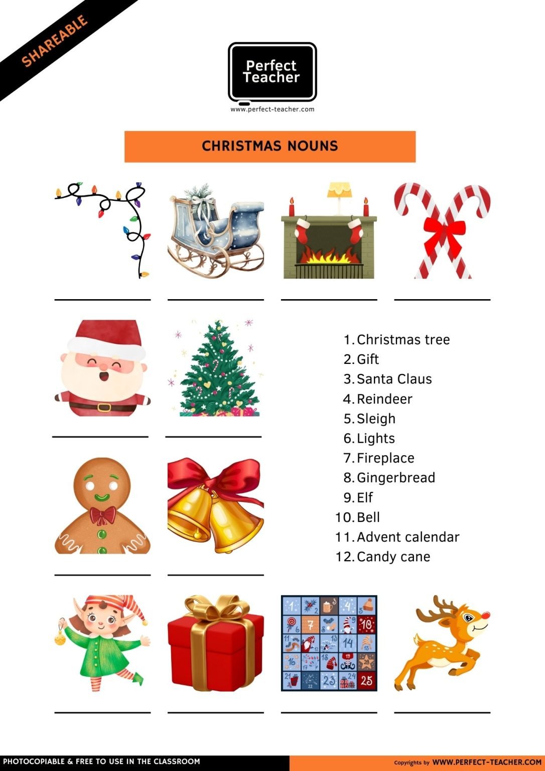 CHRISTMAS NOUNS