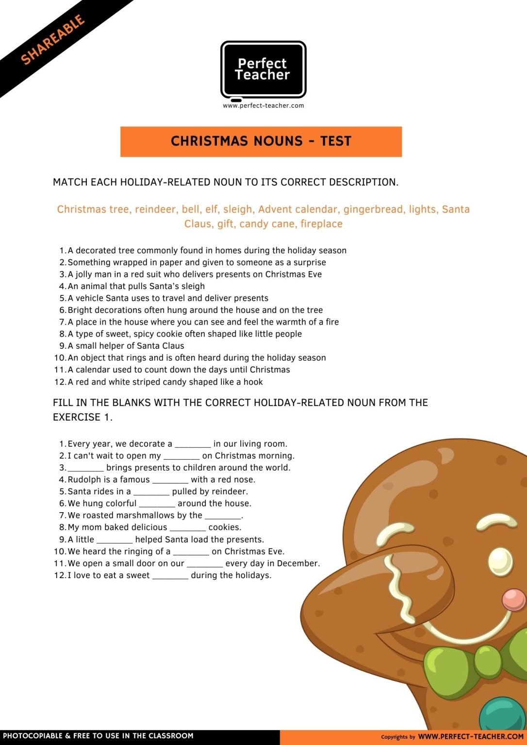 CHRISTMAS NOUNS