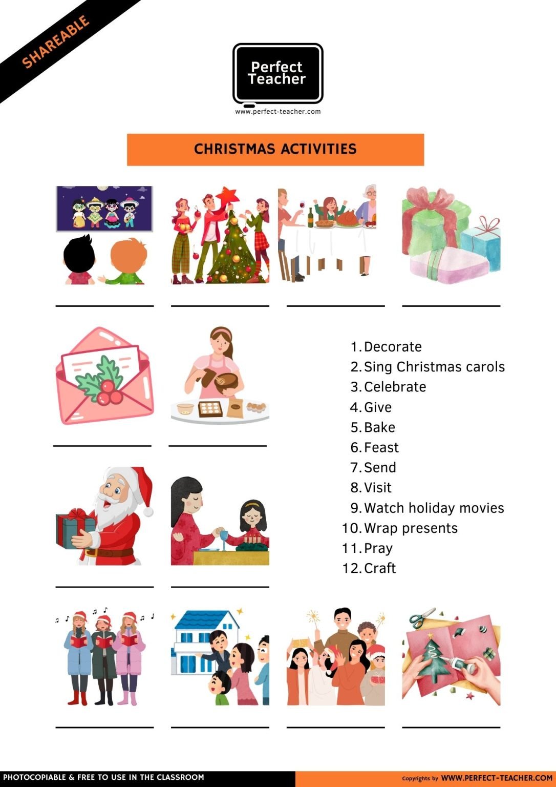 CHRISTMAS ACTIVITIES
