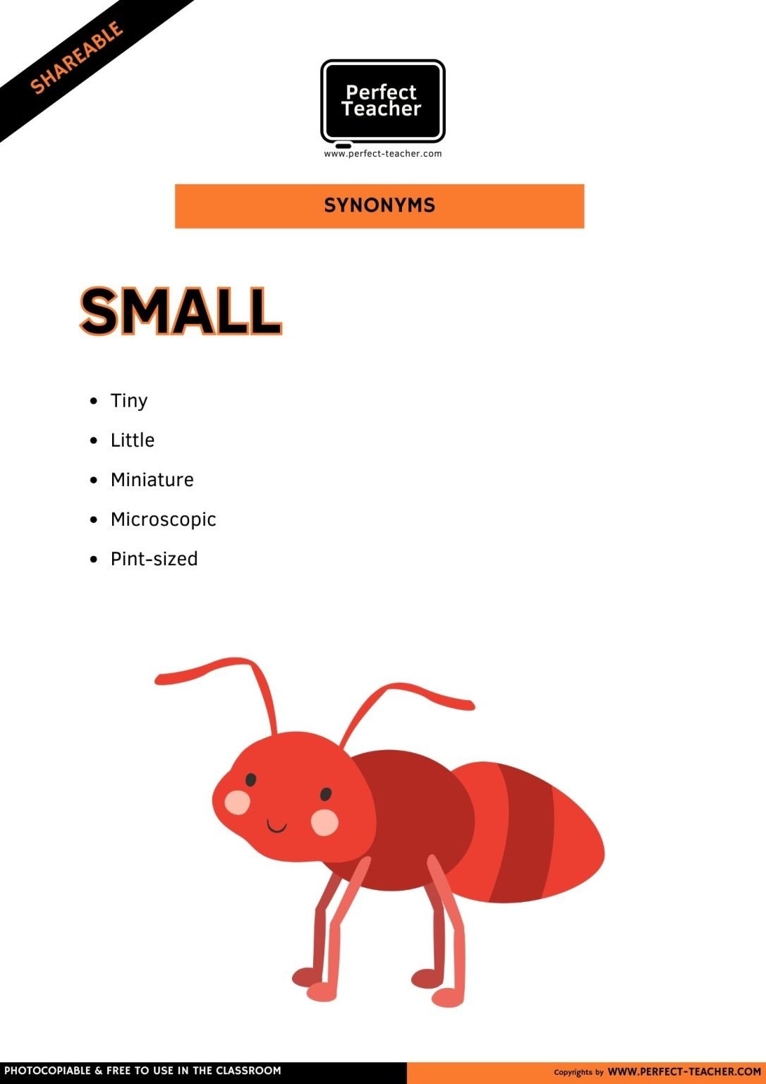 SYNONYMS: SMALL