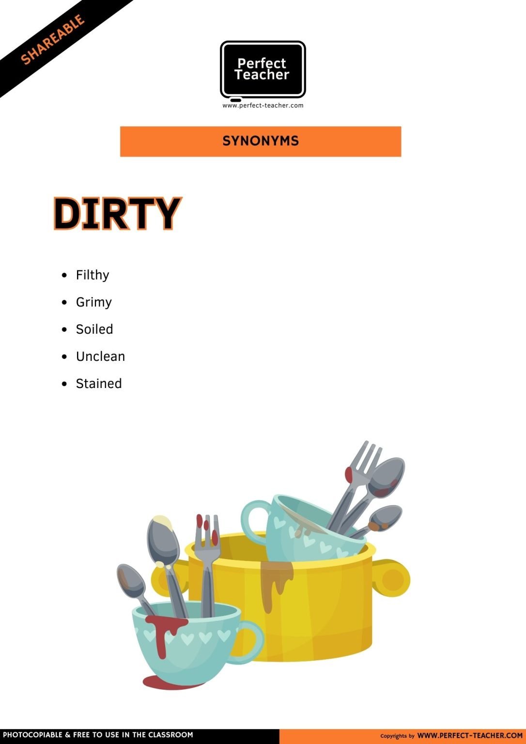 SYNONYMS: DIRTY