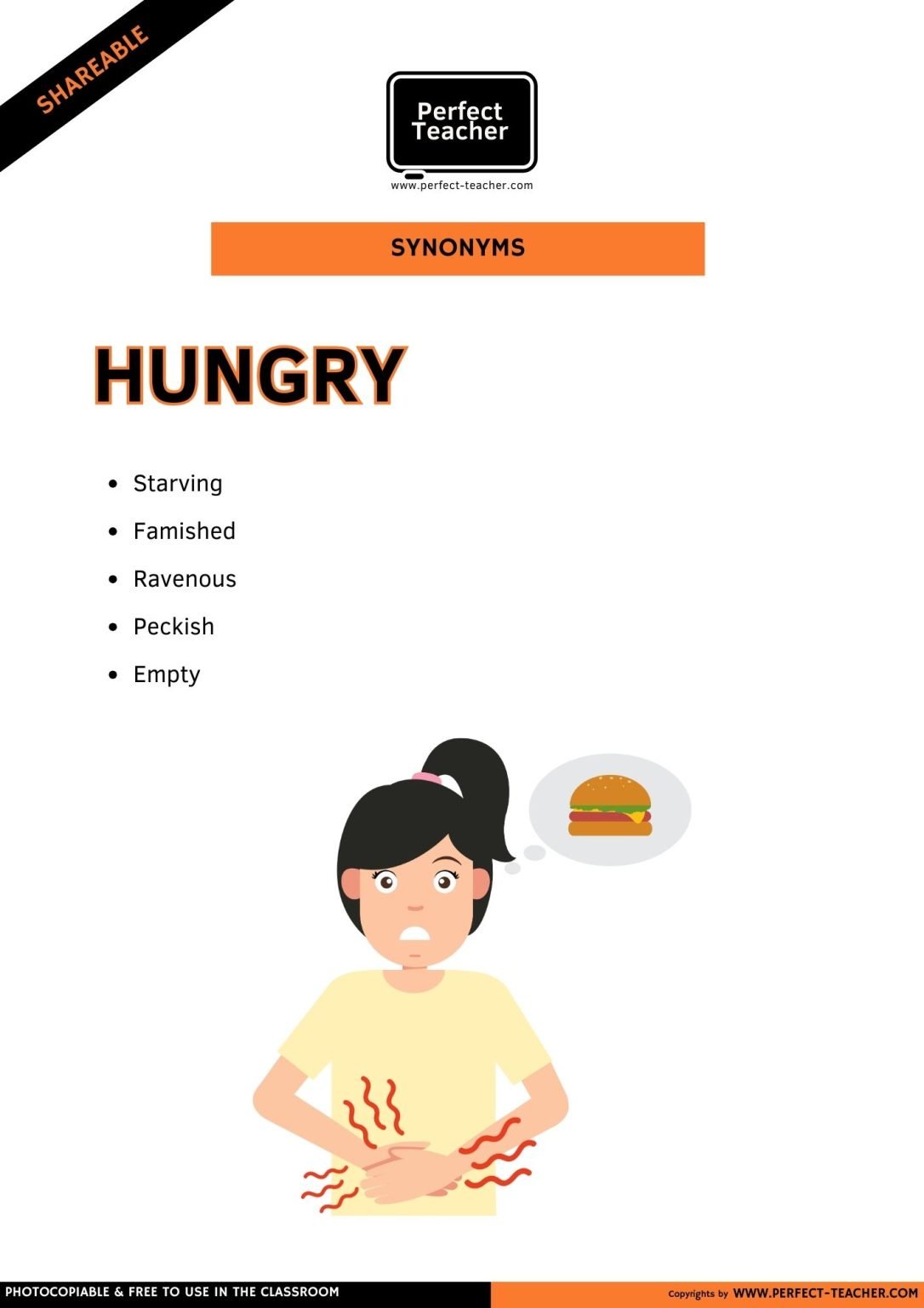 SYNONYMS: HUNGRY