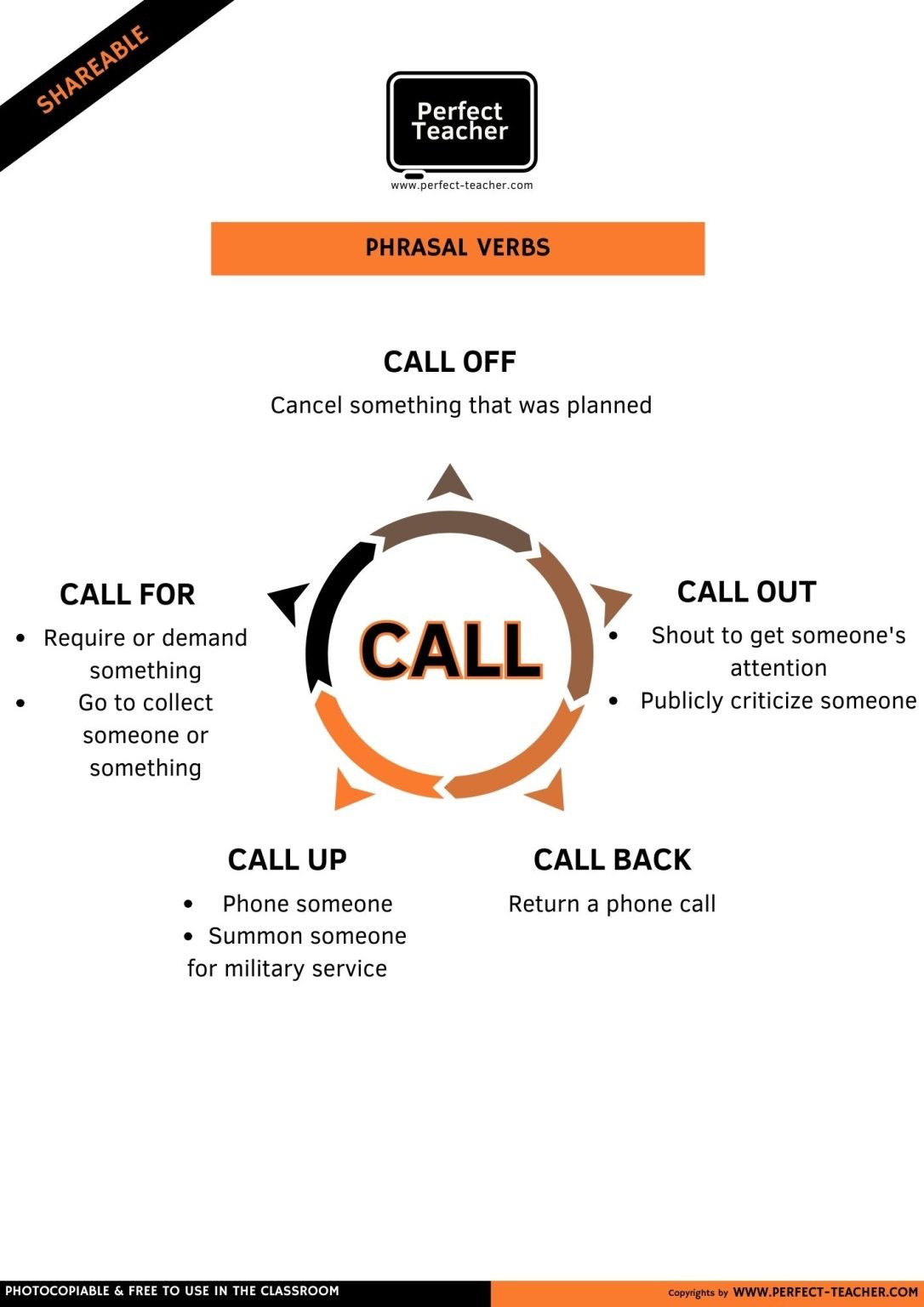 PHRASAL VERB: CALL
